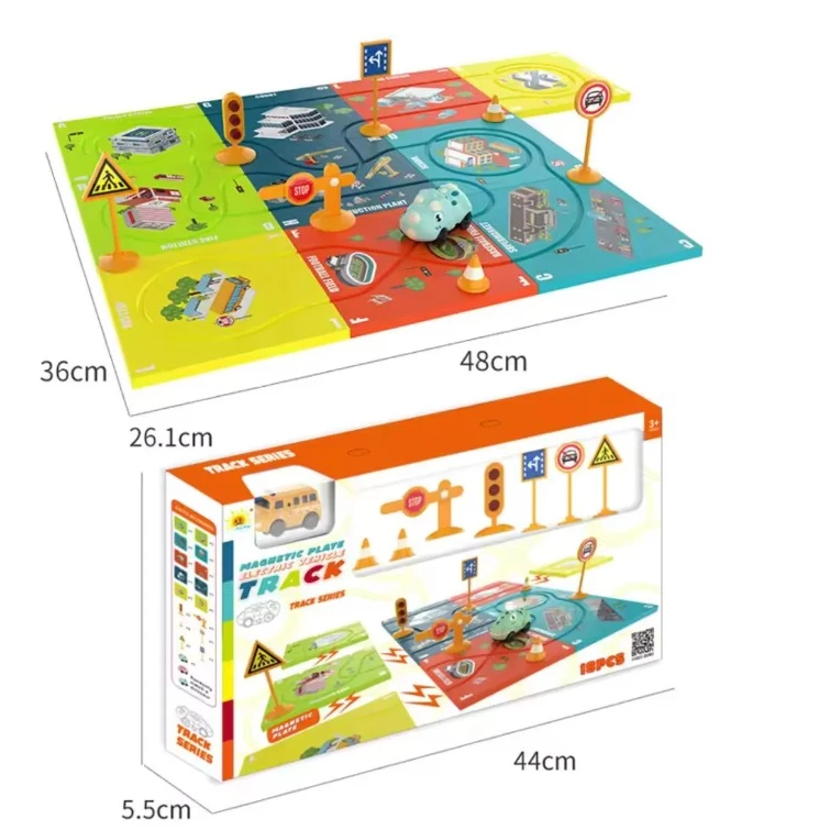 Ciudad Pista Magnética Armable