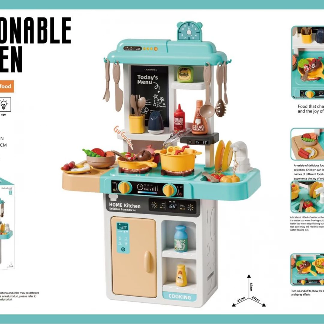 Cocina 43 pcs 68 cm de alto Verde