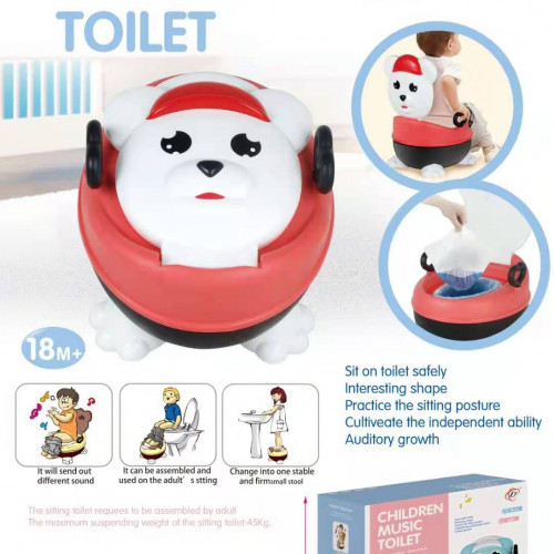 LIQUIDACION Pelela Musical 2 en 1 blanco rojo