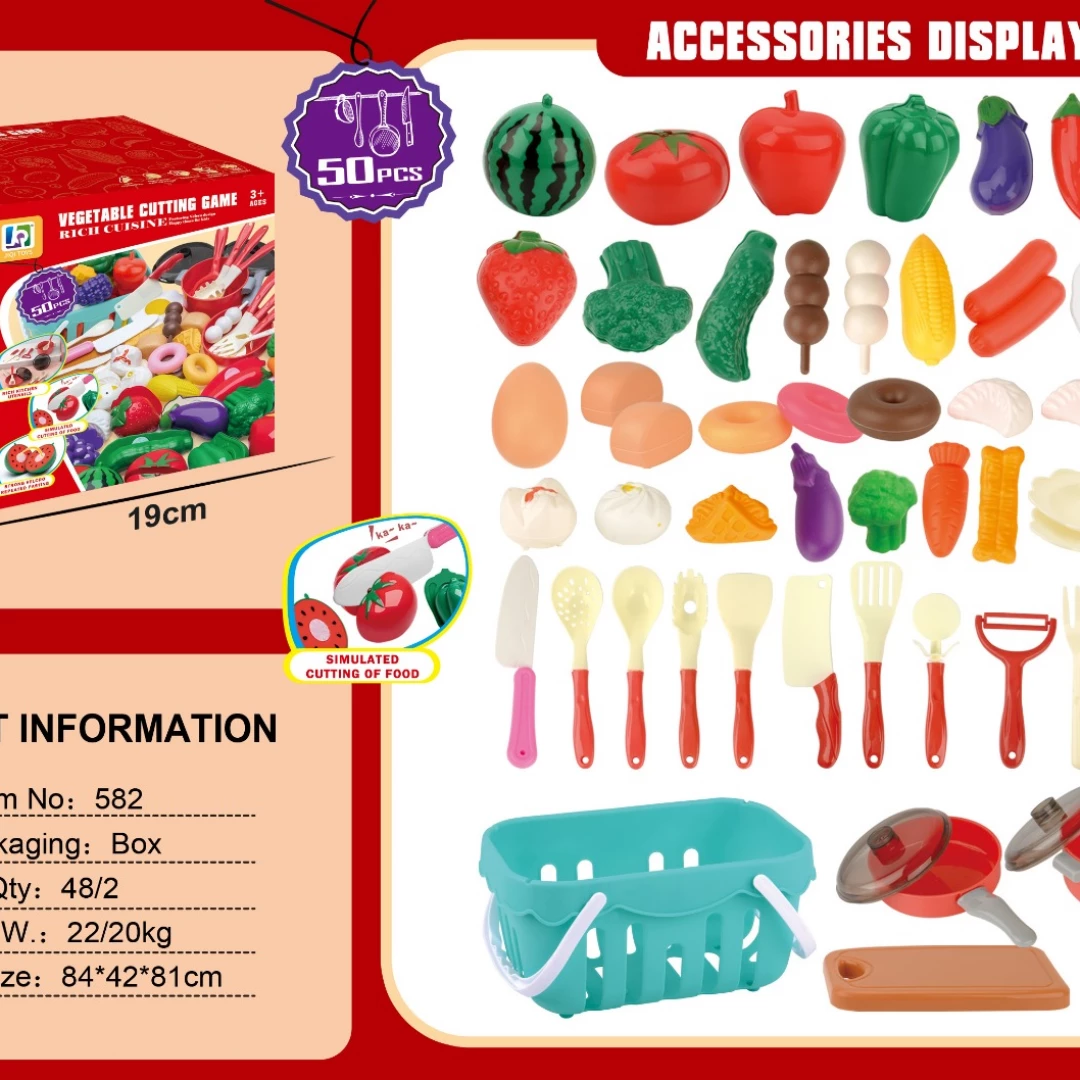 Canasto Verduras 50 pcs