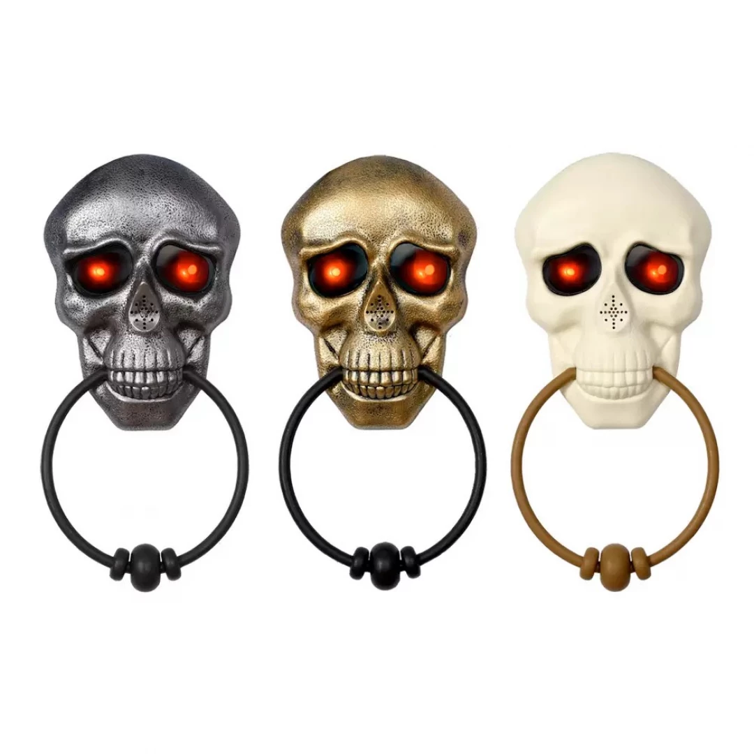 Toca Puerta Con Luz Y Sonido Decorativa Halloween
