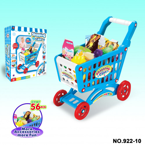 Carrito de compras 56 pcs - Azul