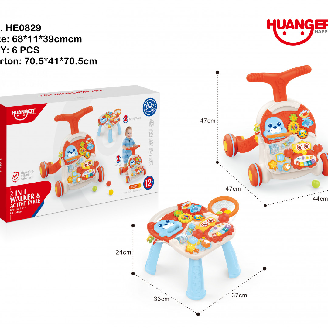 Caminadora Mesa de Juego BEBE 2 EN 1