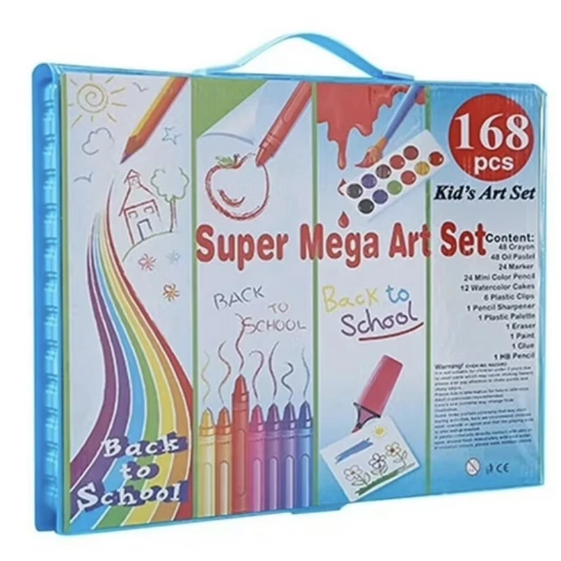 Caja set de 168 lápices Azul