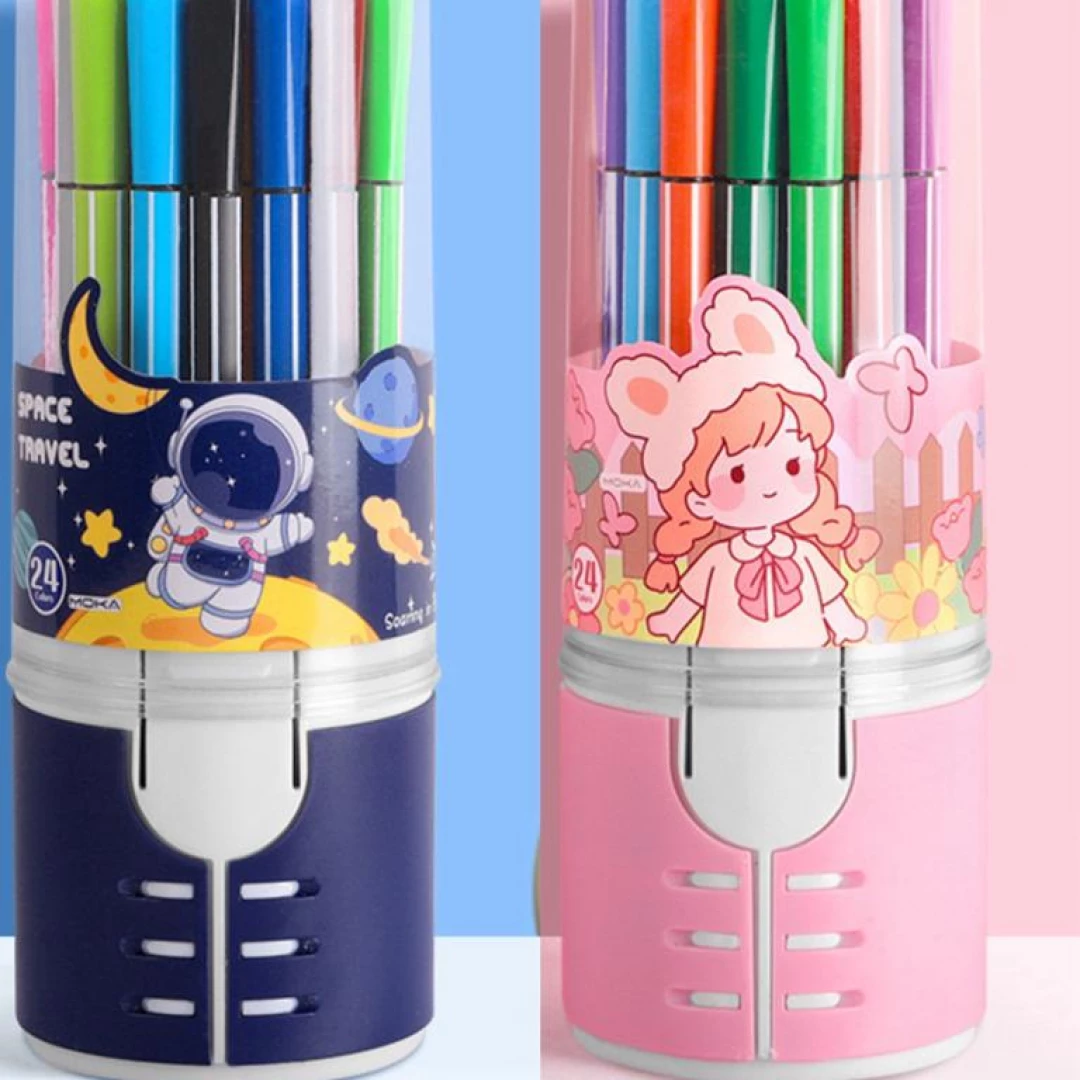 Lapices de 24 colores Para niños niñas