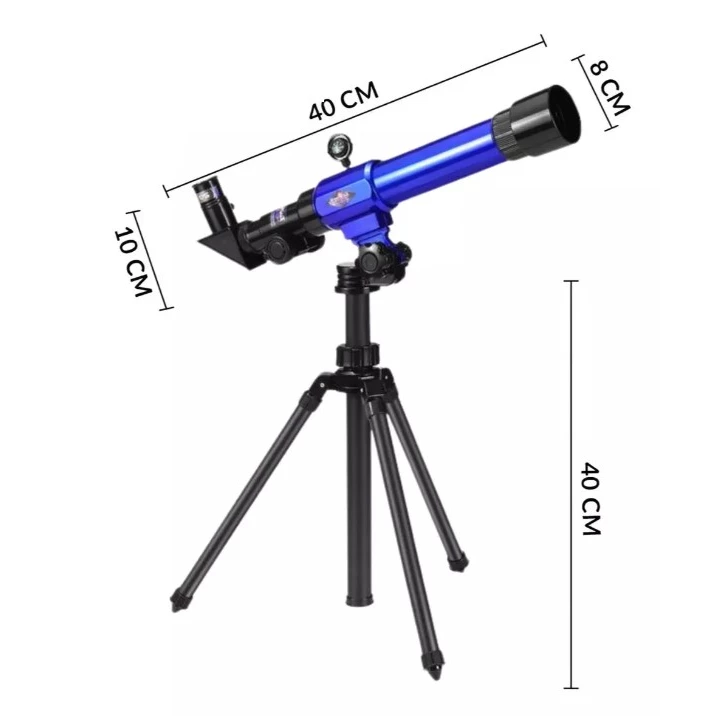 Telescopio Pro Para Niño 3 Aumentos Azul