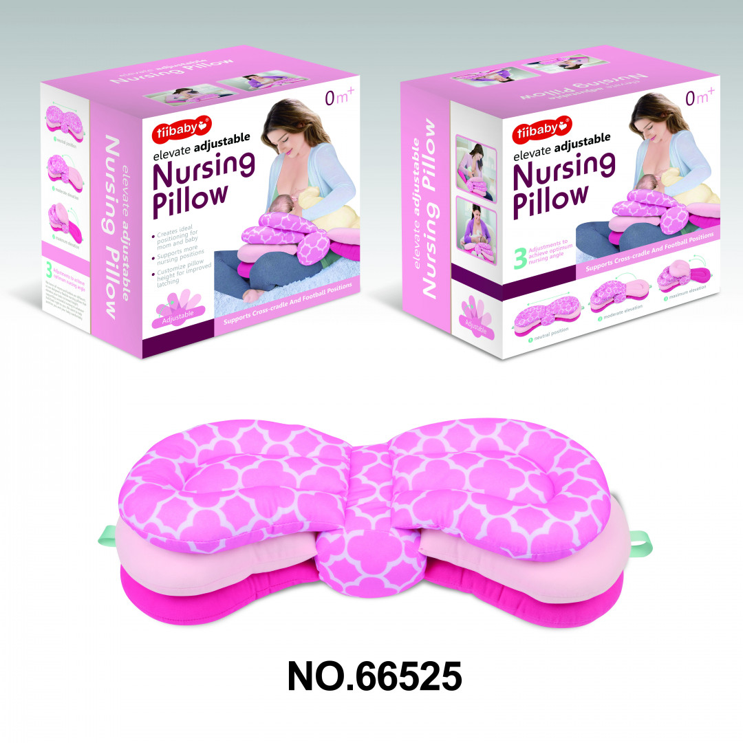 Almohada Para Amamantar Multiuso Rosado