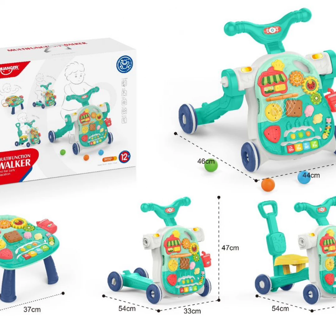 Caminador de BEBE 4 en 1 VERDE