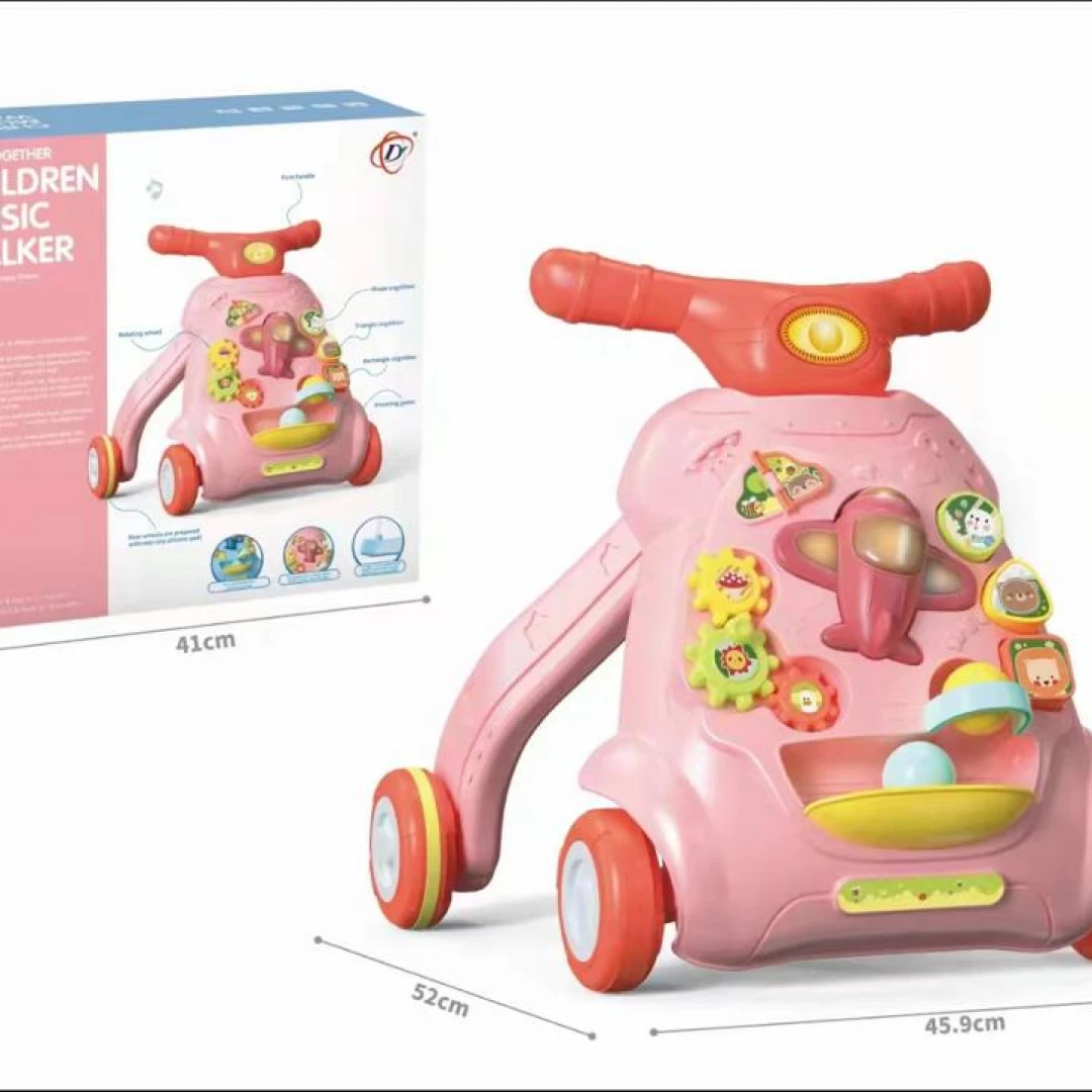 Caminador Bebe Aéreo Rosado