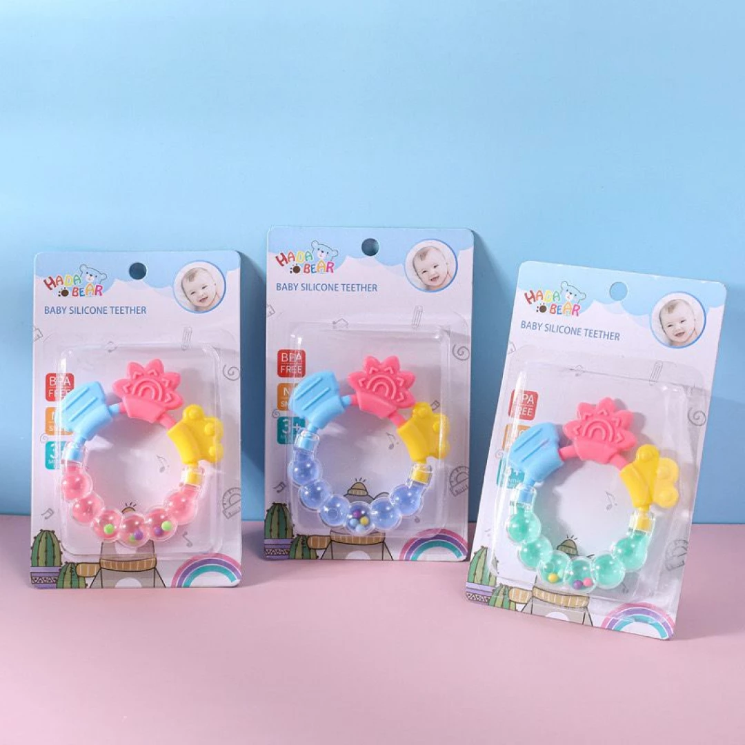 Mordedor Sonajero Bebe color Surtido