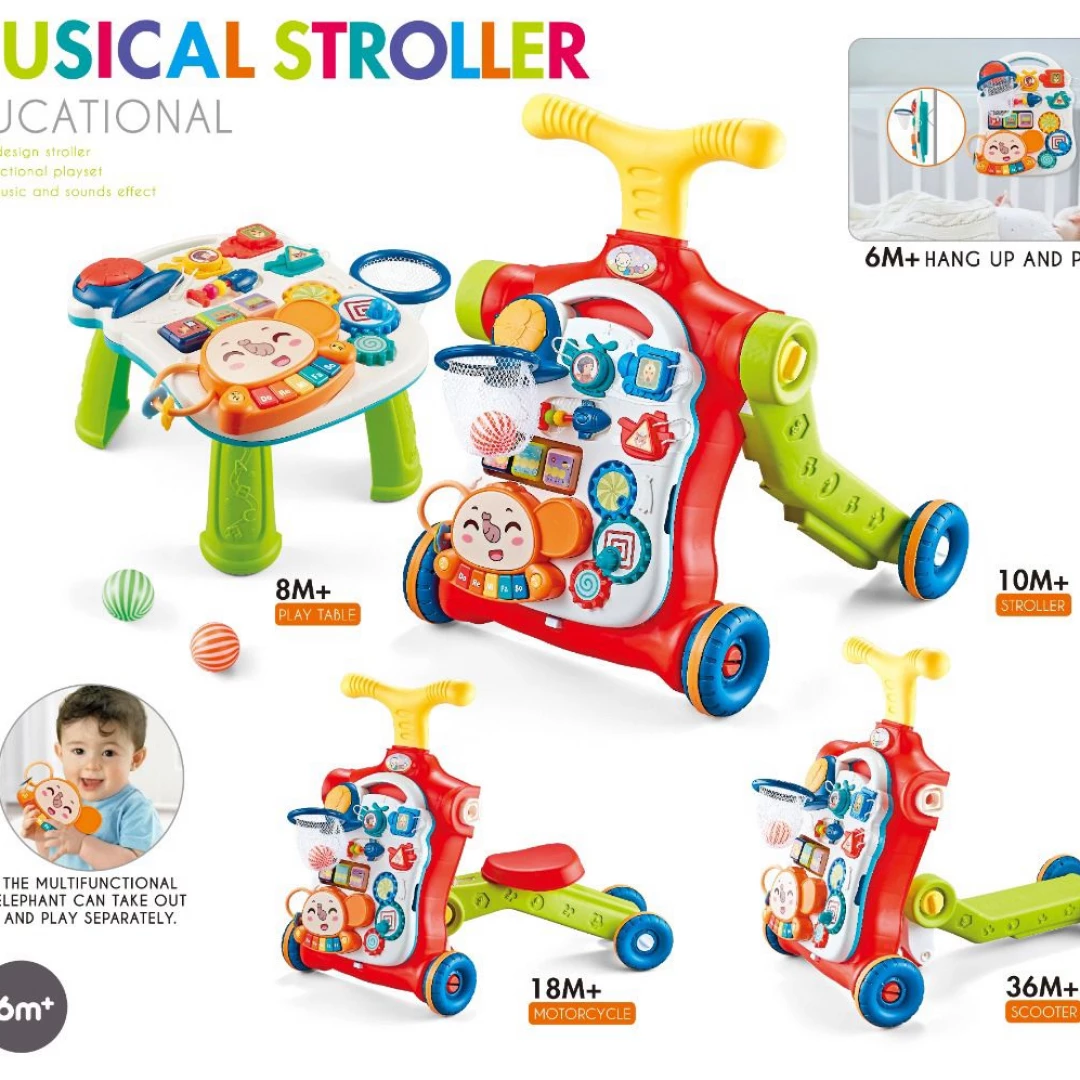 Caminador Bebe 5 EN 1 Verde