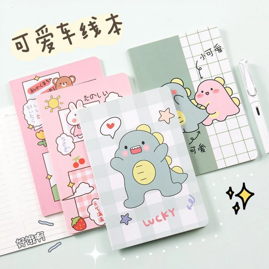 4 libretas Kawaii surtido 30hojas