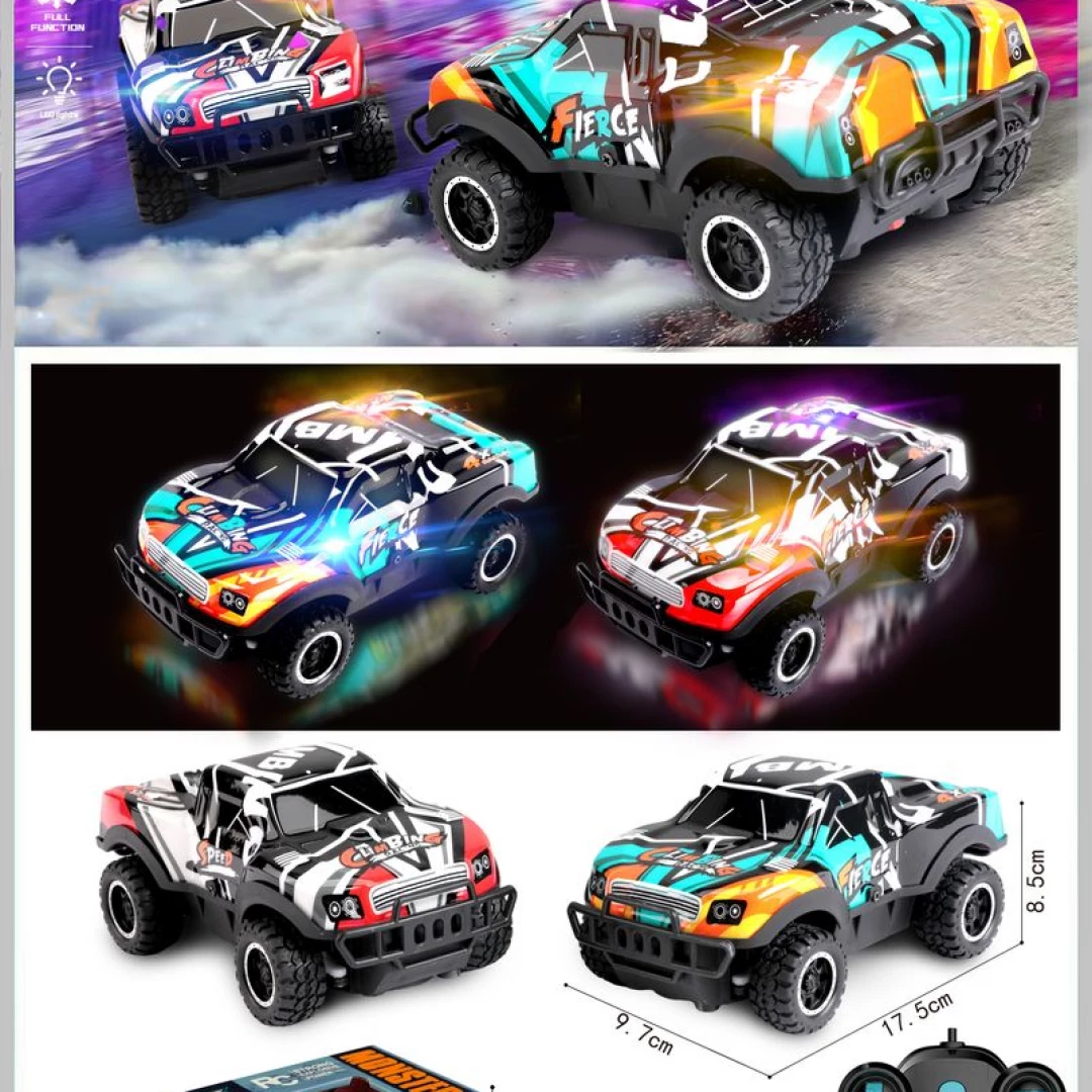 Auto con control remoto 4x4