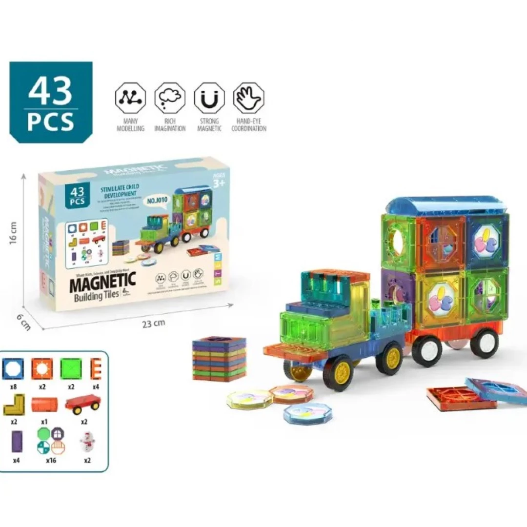 Bloque Magnetico Auto 43 pcs