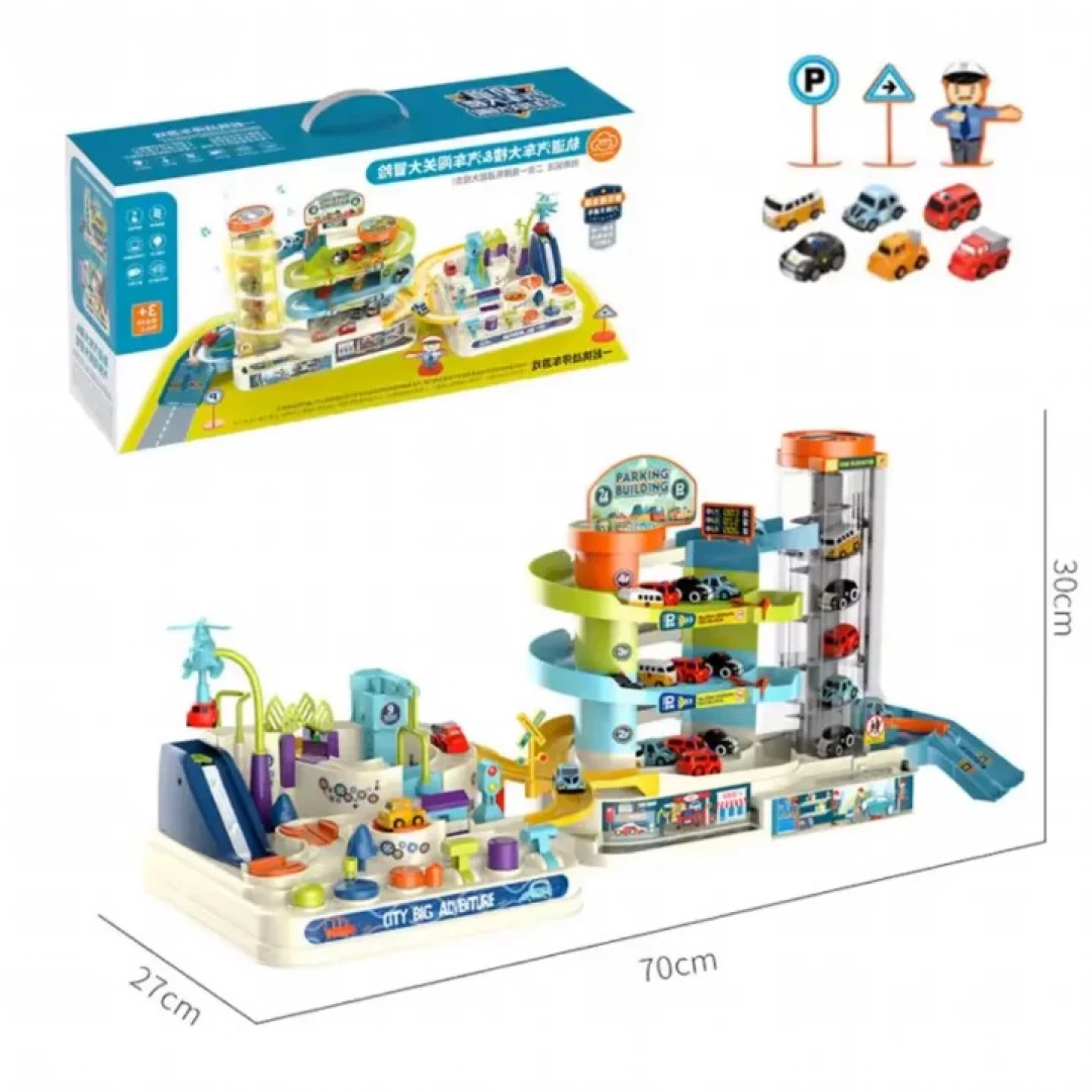 Ciudad Pista Estacionamiento