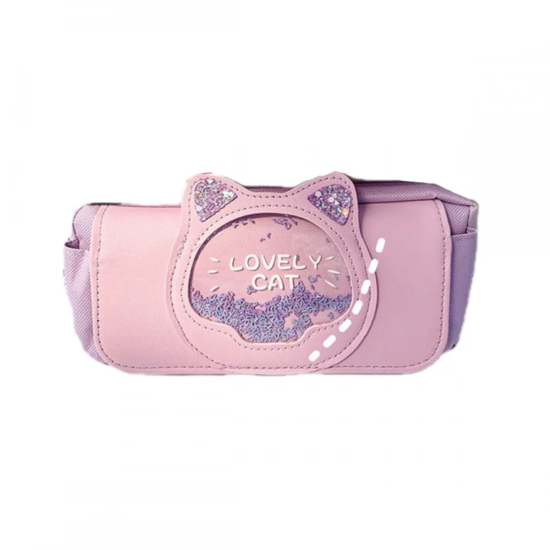 Estuche Gatito Morado