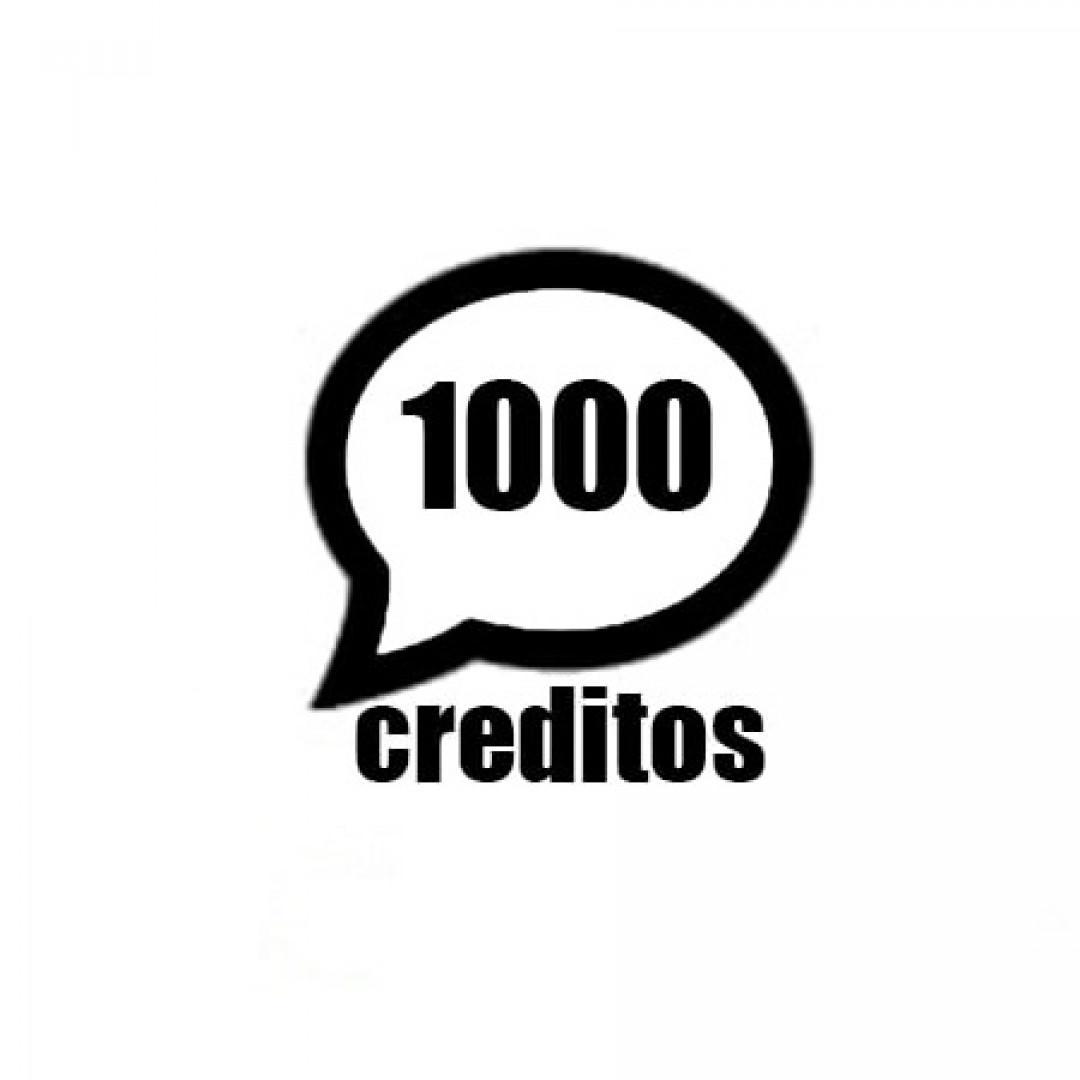 1000 créditos