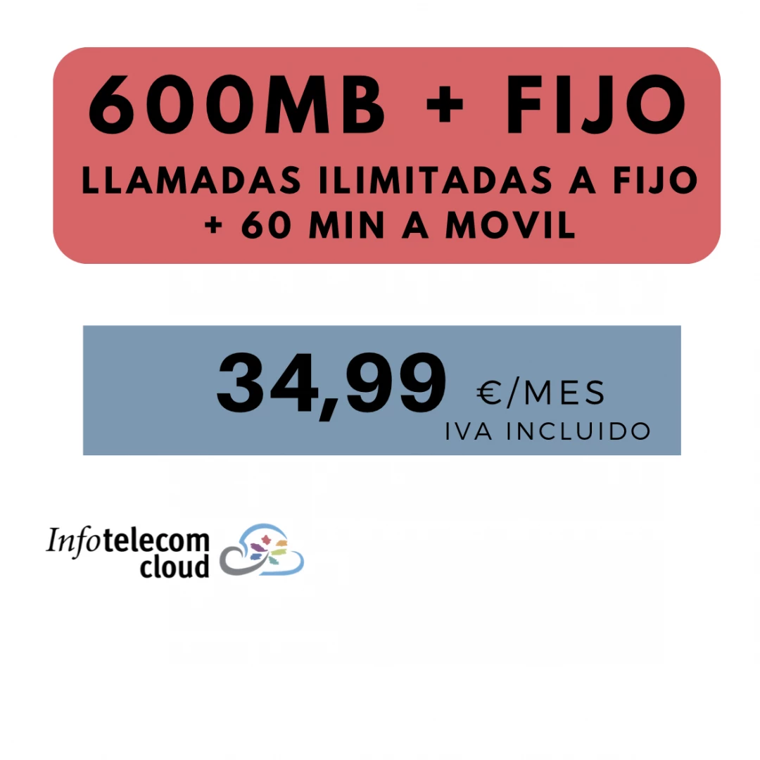 FIBRA 600Mb Simétrica +FIJO