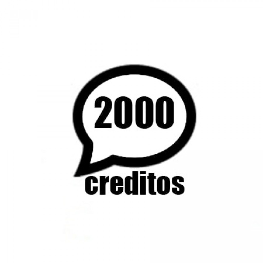 2000 créditos