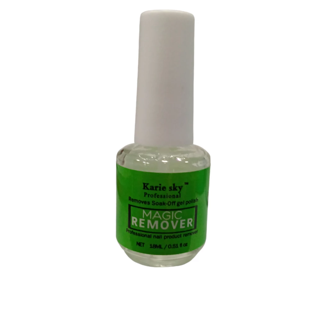 REMOVEDOR DE ESMALTE SEMI PERMANENTES KARIE SKY MAGIC  18 ML