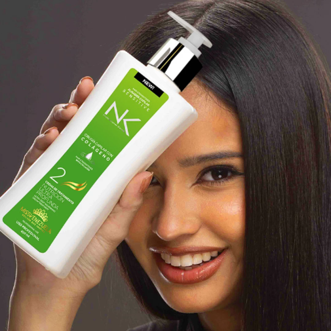 ALISADO NK SENSITIVE COLAGENO PASO 1 & 2 (450ML) LIBRE DE FORMOL