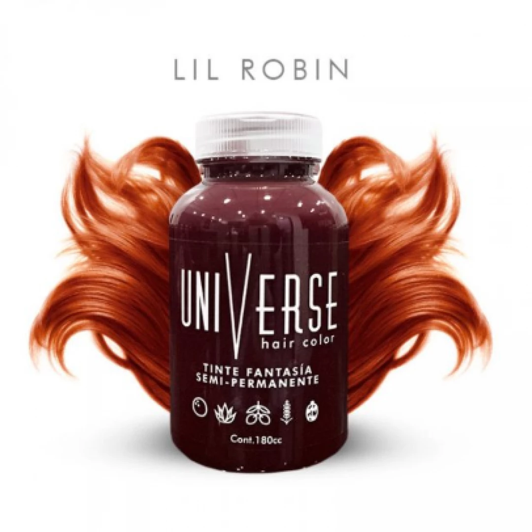 TINTE UNIVERSE HAIR COLORS LIL ROBIN 180cc.