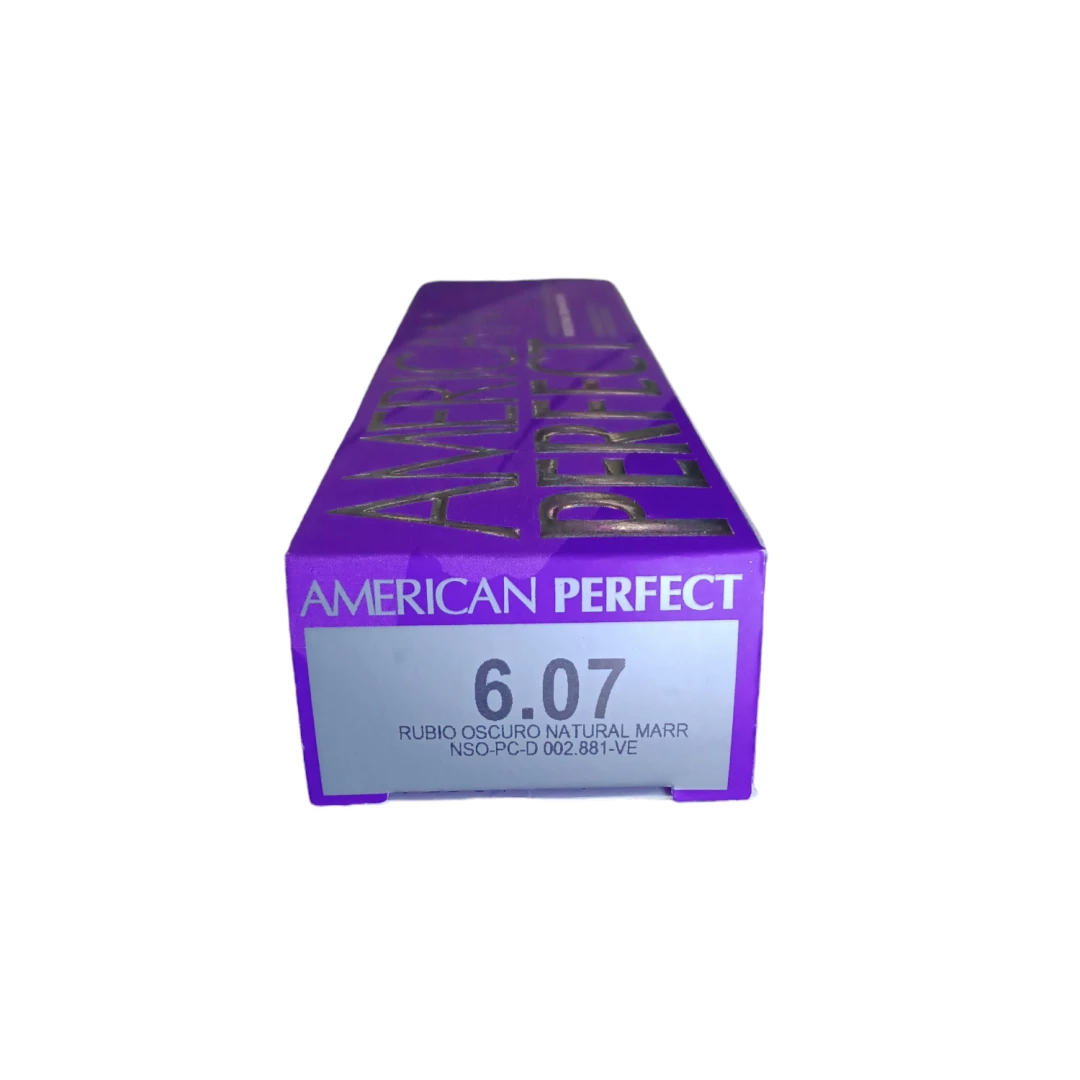 TINTE RUBIO OSCURO NATURAL MARRON AMERICAN PERFECT 6.07 (58GR)