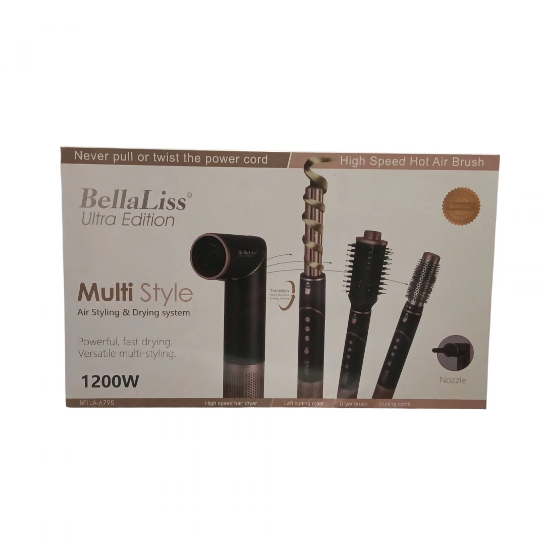 CEPILLO SECADOR BELLALISS 8 IN 1 ULTRA EDITION 110.000 RPM 1200W