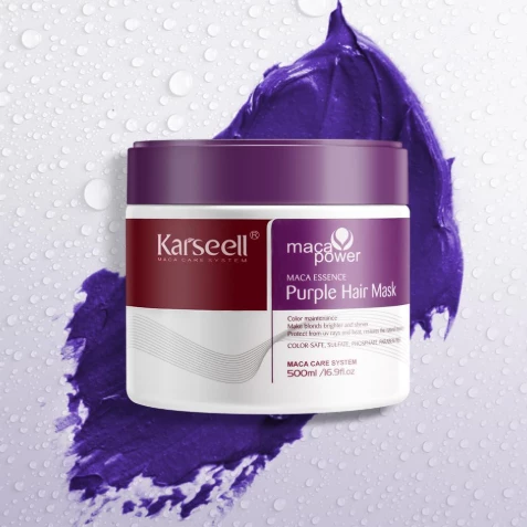 MASCARILLA MATIZADORA KARSEELL PURPLE HAIR MASK 500 ML