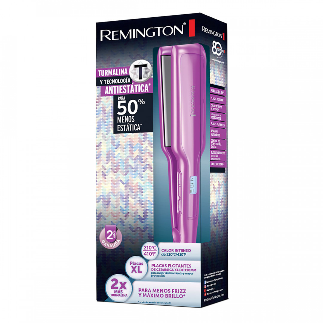 PLANCHA REMINGTON TURMALINA Y ANTIESTATICA