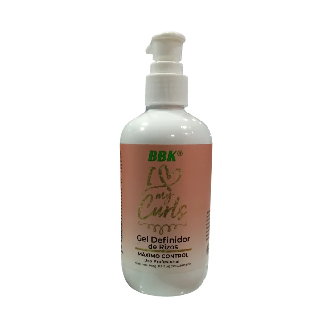 FIJADOR BBK CURLS GEL DEFINIDOR DE RIZOS 240 ML