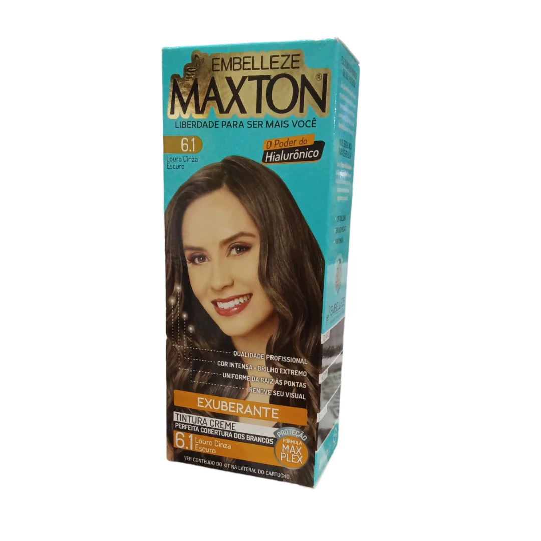 TINTE RUBIO OSCURO CENIZA MAXTON 6.1 (50 GR)