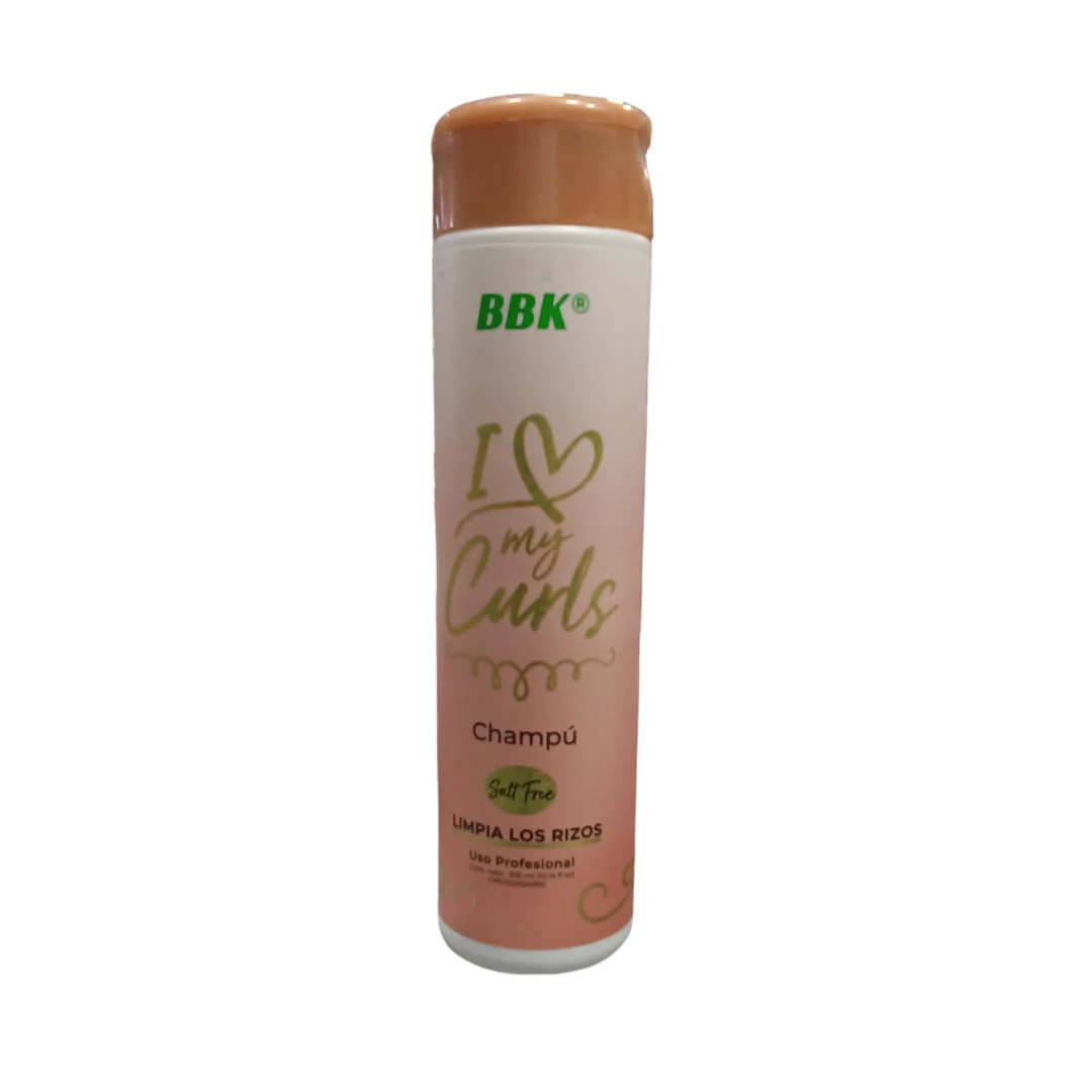 CHAMPÚ BBK CURLS LIBRE DE SAL 300 ML
