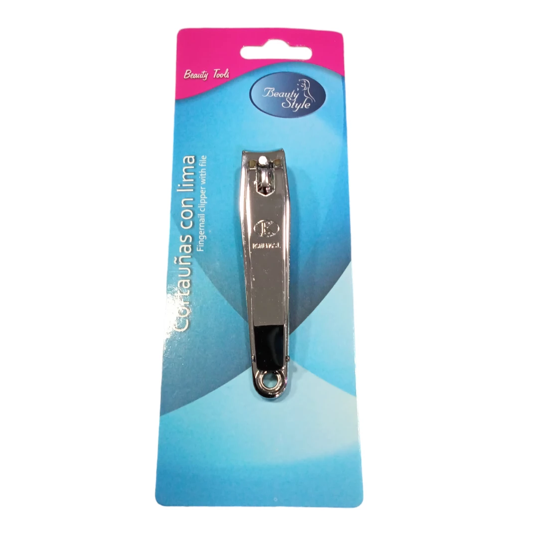 CORTAUÑAS BEAUTY STYLE ACERO INOXIDABLE CON LIMA