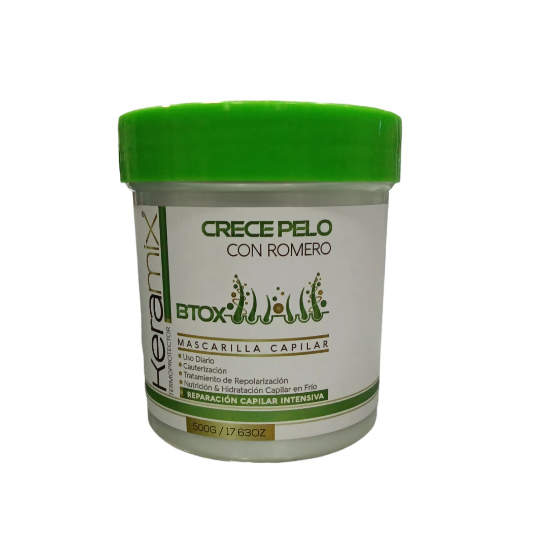 MASCARILLA KERAMIX CRECE PELO CON ROMERO 500 ML