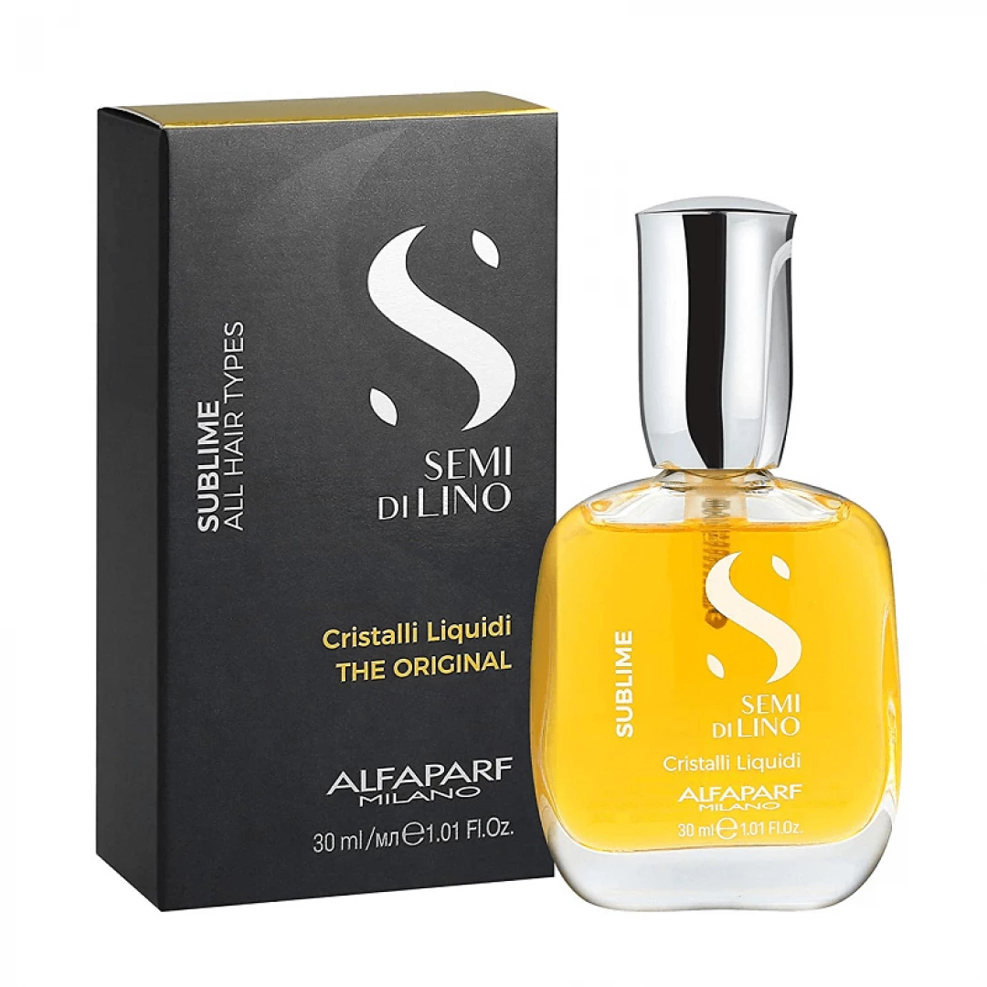 ACEITE ALFAPARF SEMI DI LINO CRISTALLI LIQUIDI SUBLIME 30 ML