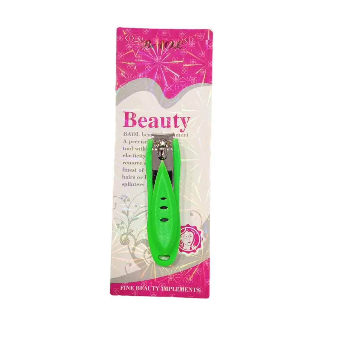 CORTAUÑAS BAOL ACERO INOXIDABLE COLOR VERDE