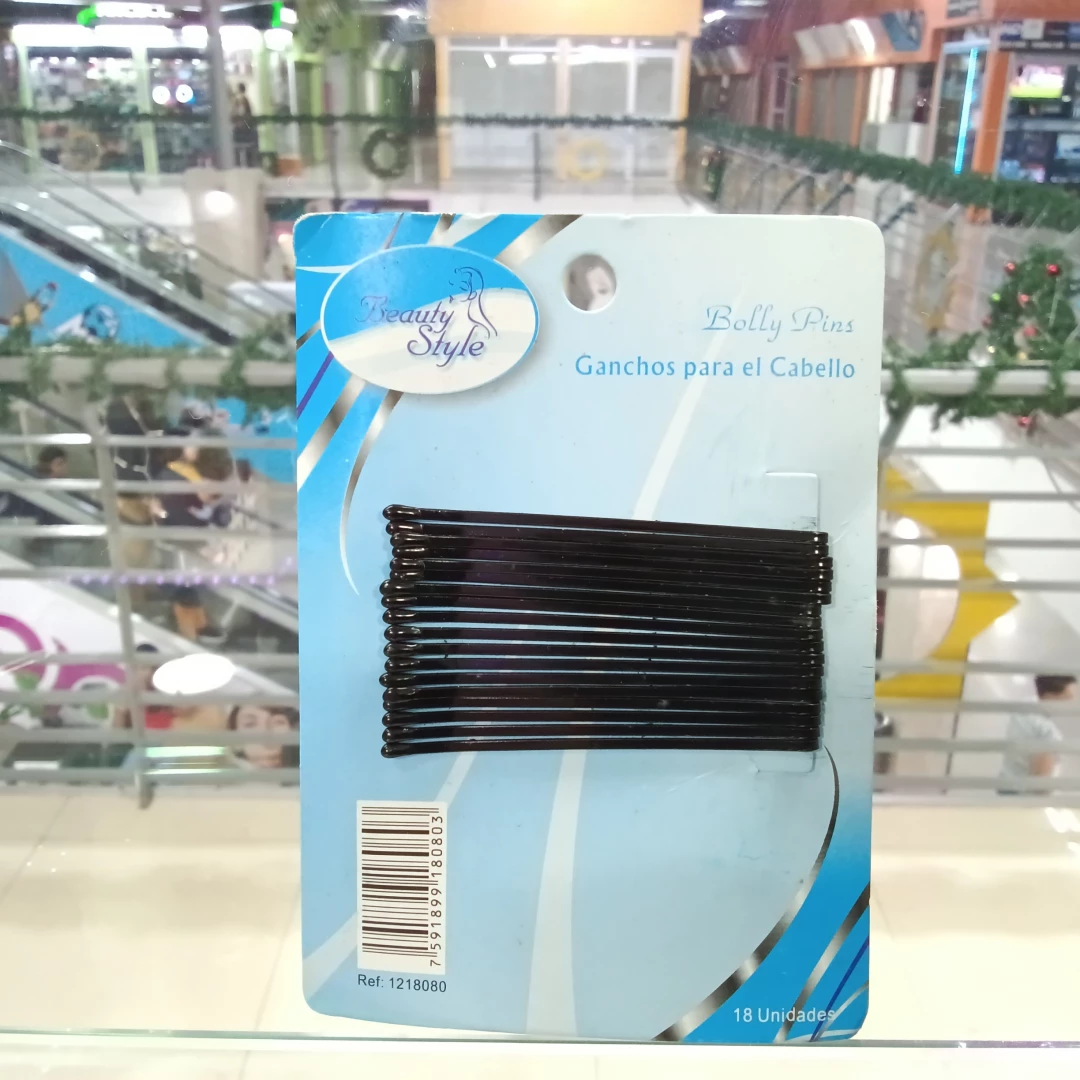 GANCHO BEAUTY STYLE GRANDE NEGRO (18UND) REF 1218080