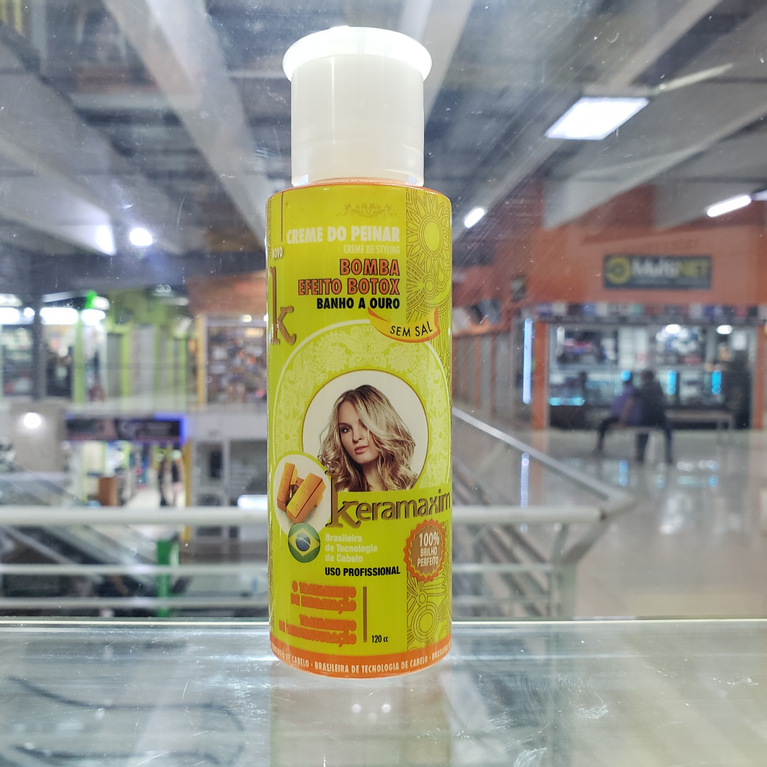 CREMA PARA PEINAR KERAMAXIM BOMBA EFECTO BOTOX SIN SAL (120ML)