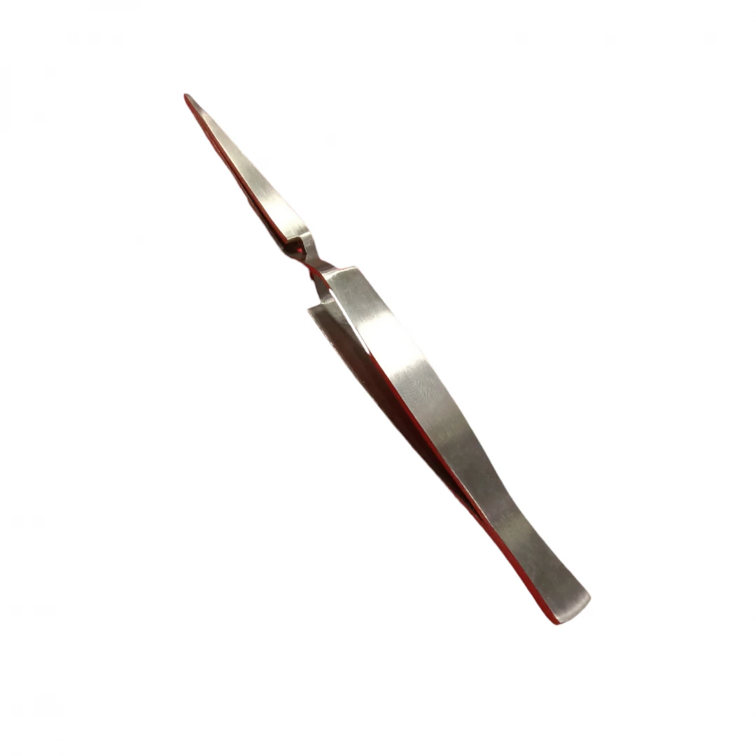 PINZA DE DECORACIONES DE UÑAS FAMILY NAILS ACERO INOXIDABLE RECTA FINA CLIPPER