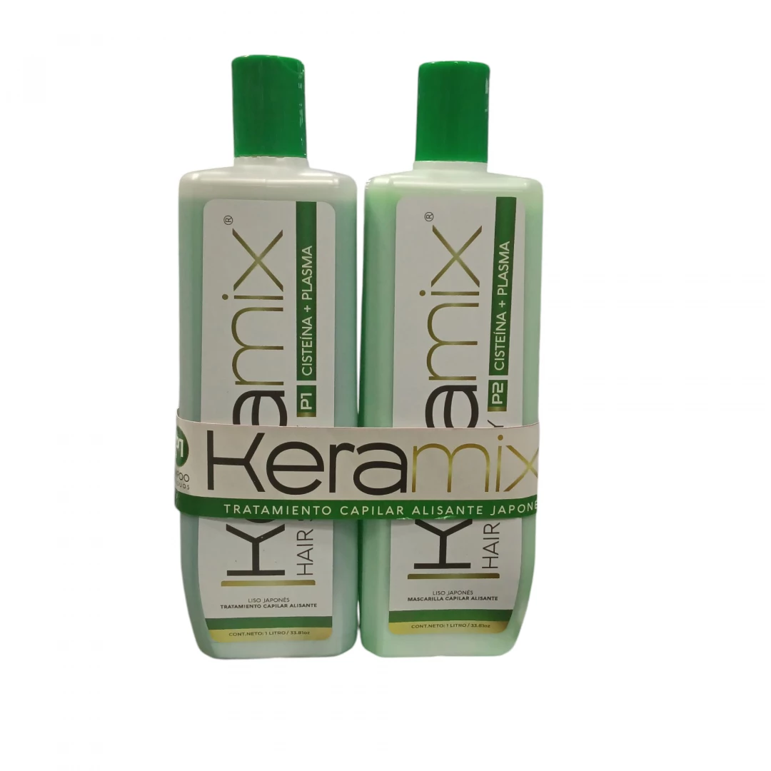 ALISADO KERAMIX JAPONES - CISTEINA + PLASMA 1 & 2 (1 LITRO)