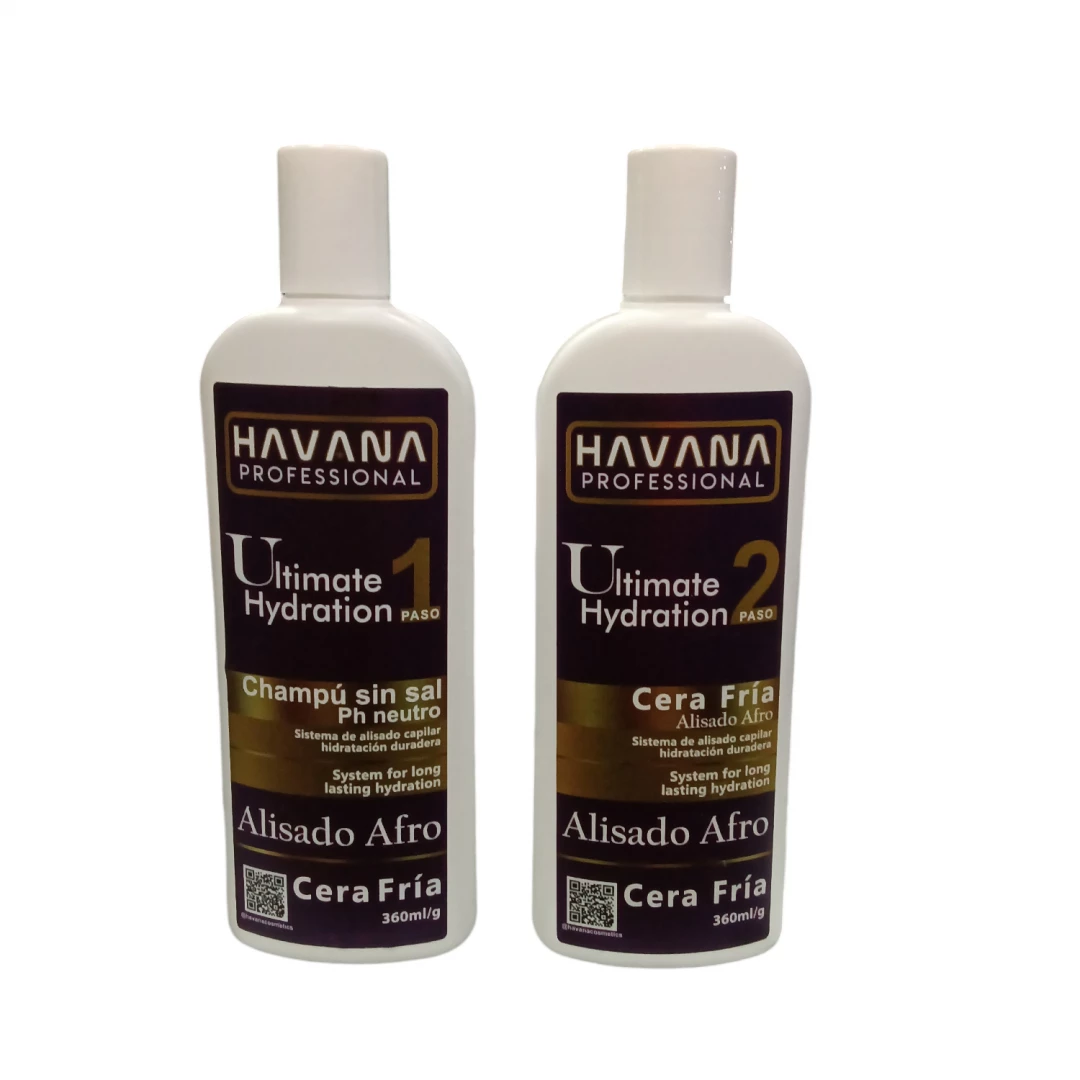 ALISADO HAVANA AFRO CERA FRIA SEP 1 & 2 (300 ML)