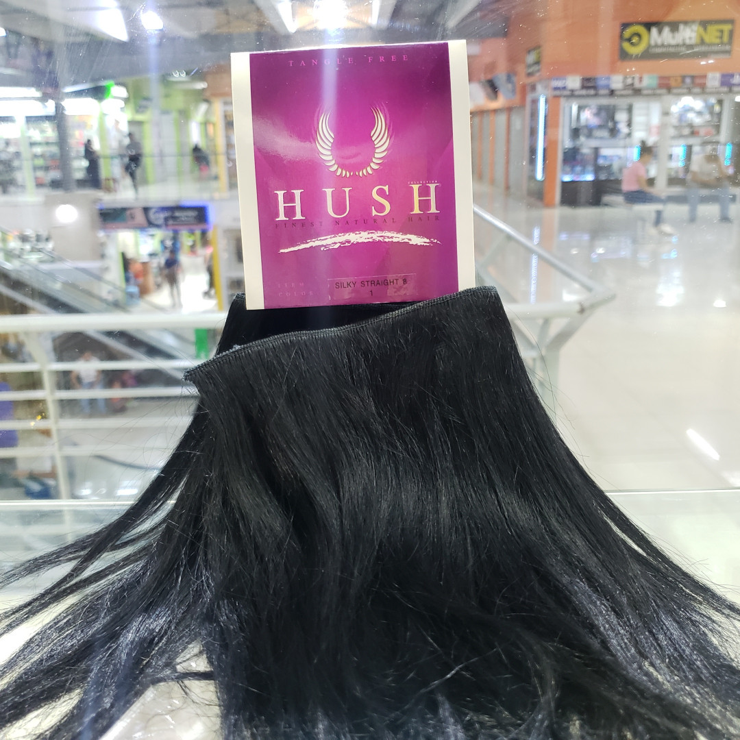 EXTENSIONES HUSH POLLINAS CABELLO NATURAL 8" (18 CM)