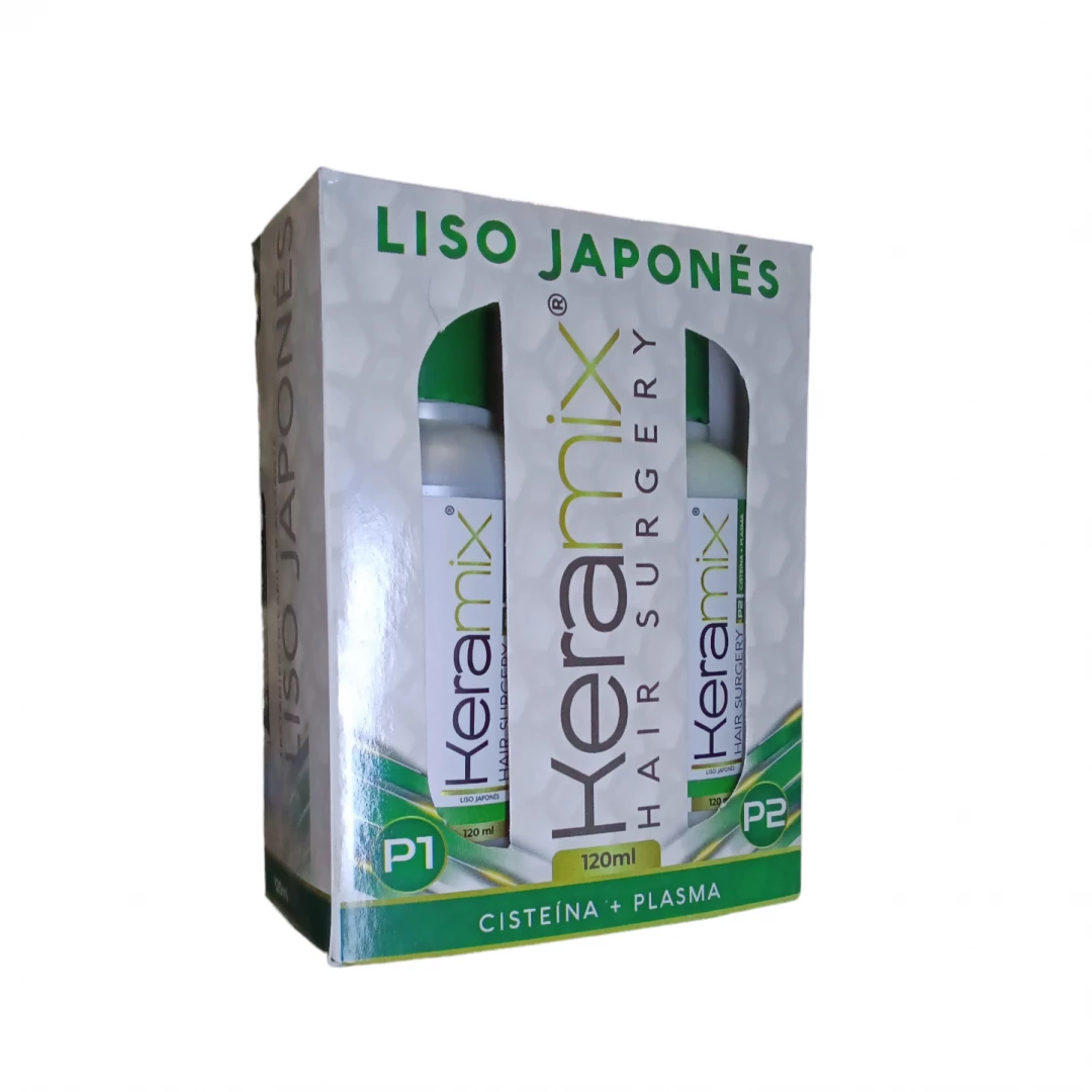 ALISADO KERAMIX JAPONES - CISTEINA + PLASMA 1 & 2 (120 ML)