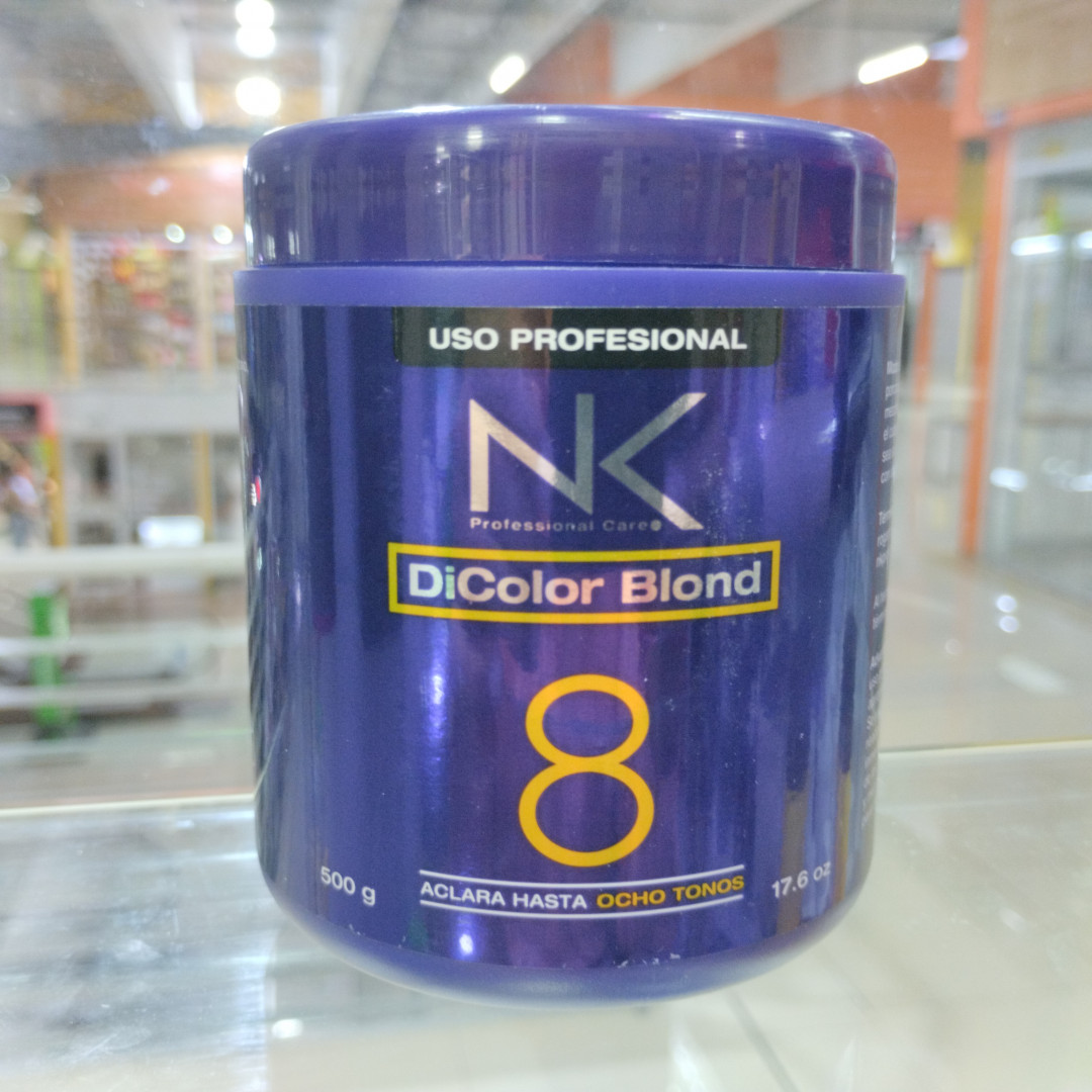 POLVO DECOLORANTE NK DICOLOR BLOND 8 TONOS (500 GR)