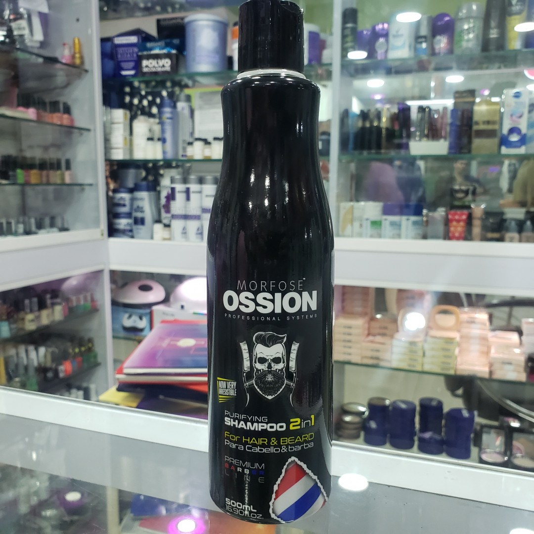 CHAMPÚ MORFOSE OSSION 2EN1 CABELLO & BARBA 500ML