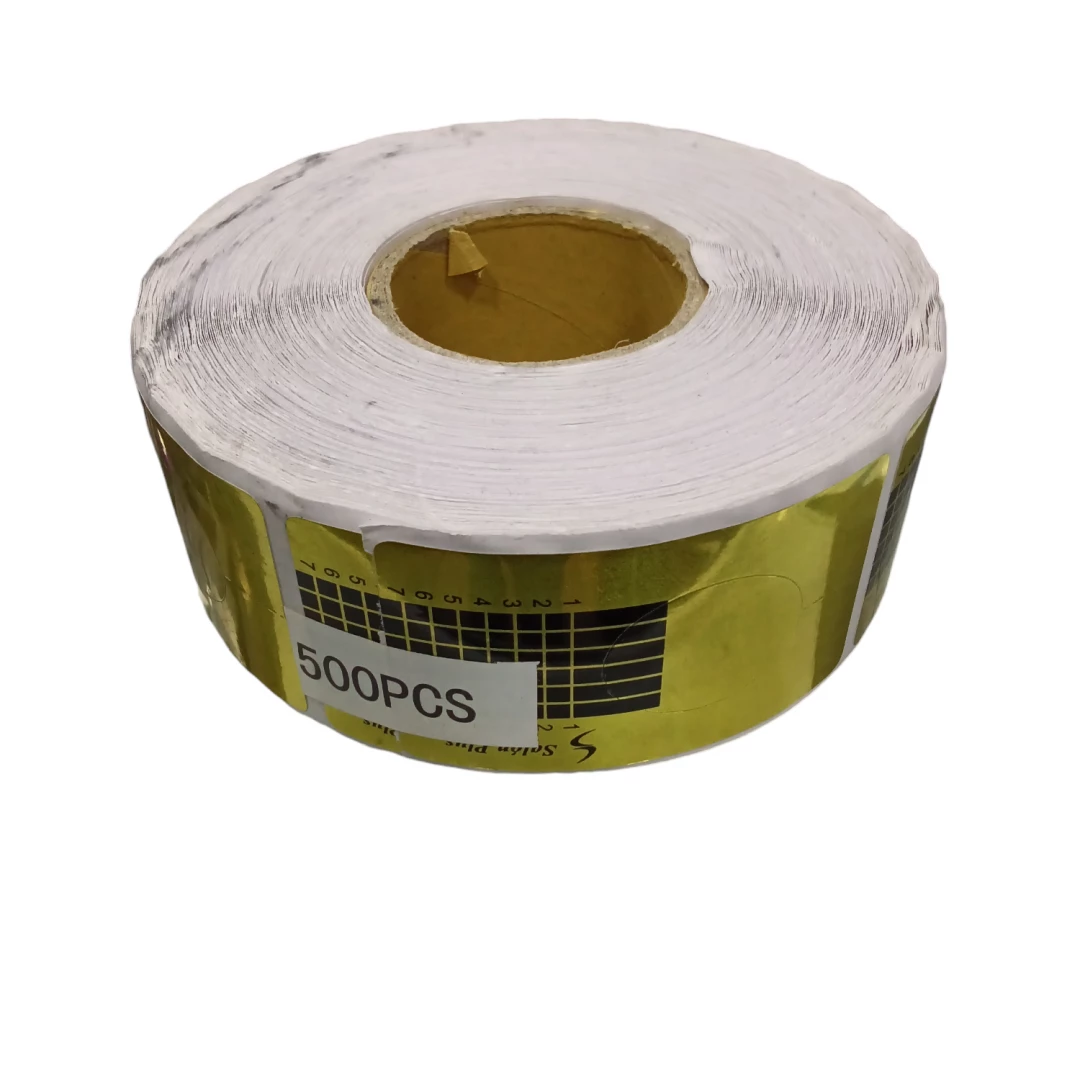 MOLDE DE UÑAS ESCULPIDAS SALON PLUS (ROLLO DE 500 PZA)