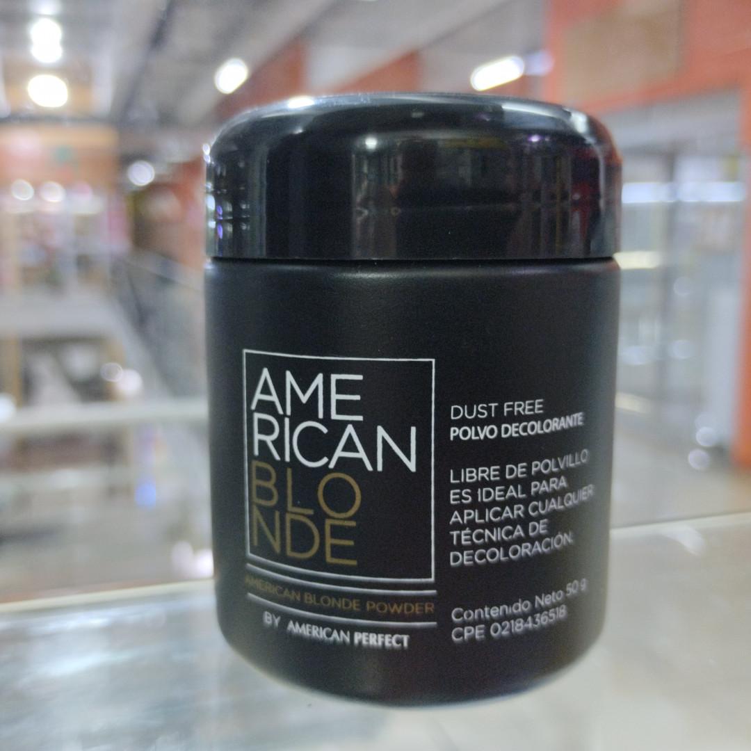 POLVO DECOLORANTE AMERICAN BLONDE 50 GR