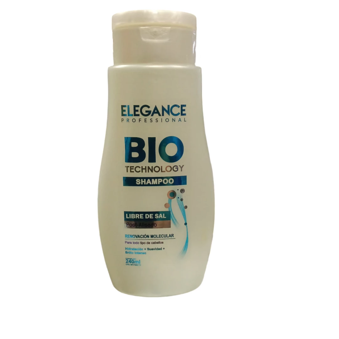 CHAMPÚ ELEGANCE BIO TECHNOLOGY (240 ML) LIBRE DE SAL