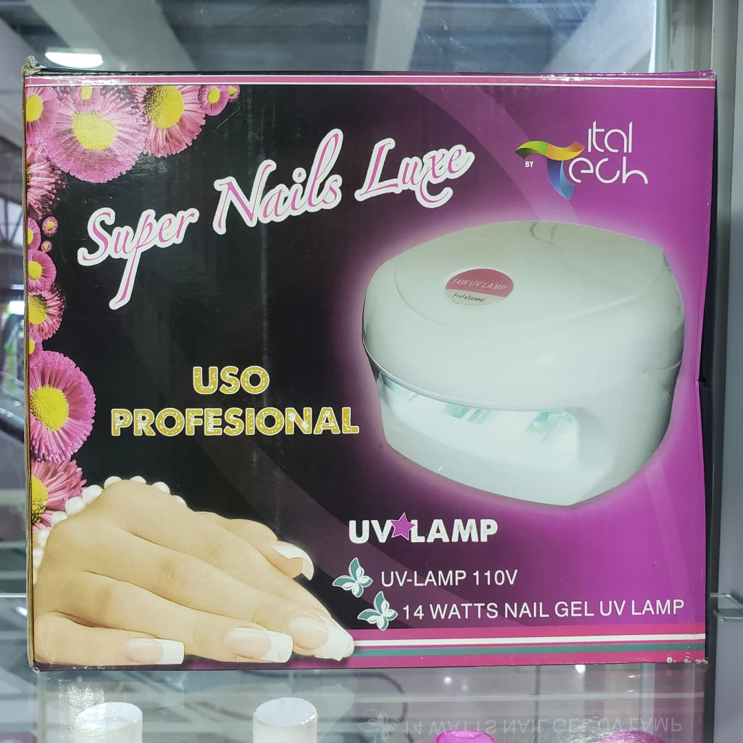 LAMPAR PARA UÑA SUPER NAILS LUXE GEL UV 14 WATTS